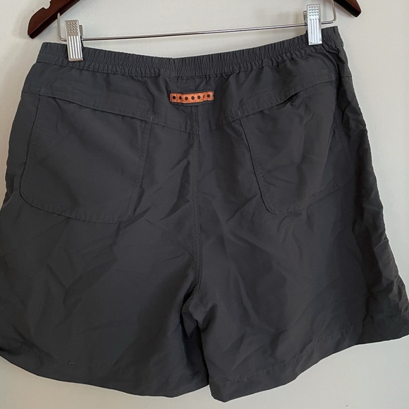 Gray Cargo Shorts Charcoal Gray High Waist Utility Khaki Hiking Camping Size 12 - Picture 4 of 8